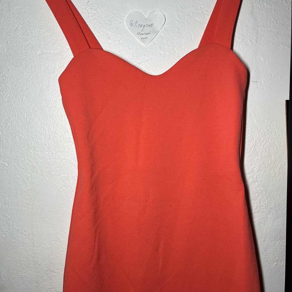 Zara red dress